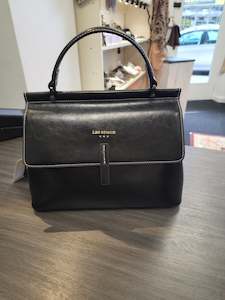Classic Genuine Leather Black Handbag