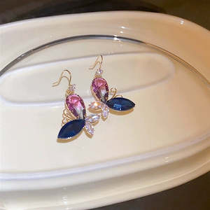 Premium Crystal Jewellery Collection: Ombre #002 | Premium Crystal | Sterling Silver Plated Earrings