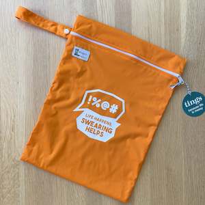 Life happens. Swearing helps (medium wet bag)