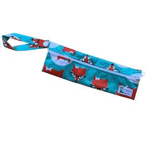 All Wet Bags Cutlery Bags: Miss Fox (cutlery or toothbrush wet bag)