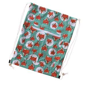 All Wet Bags: Miss Fox Drawstring (large wet bag)