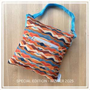 All Wet Bags Large Wet Bags New: Special Edition - Mountains 'The Square' (crossbody wet bag)