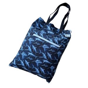 Shark sketch Tote (large wet bag)