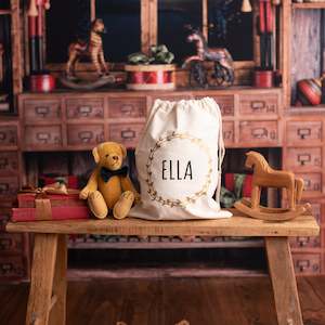 All: Christmas Eve Bag | Gold Wreath