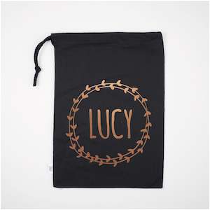 All: Black Christmas Eve Bag | Personalised