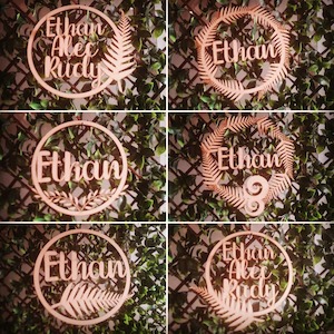 Kids Room Signage: Kids Room Signs Fern style personalized