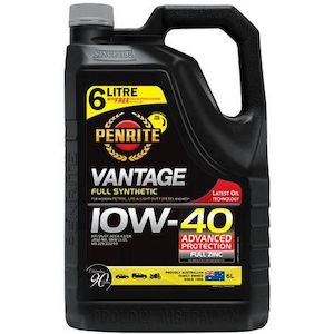 Vantage Full Synthetic 10W-40 Engine Oil 6L VANFULL10W40006