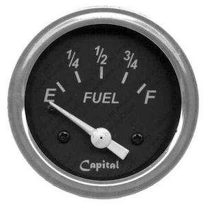 Body Parts Gauges Accessories: ELECTRIC FUEL LEVEL 12V CHR C500559