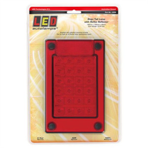 Red LED Stop/Tail Lamp Insert For J3 Series Blister Pack J3RM