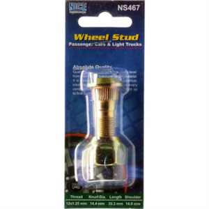 WHEEL STUD AND NUT M12X1.25 NS467