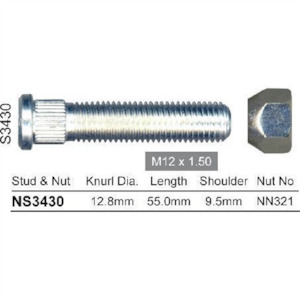 PRODUCTS WHEEL STUD NS3430