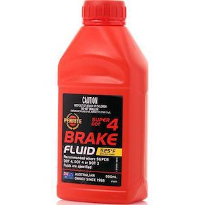Brakes Brake Fuilds Reservoir: Brake Fluid Super DOT 4 500mL BF0005