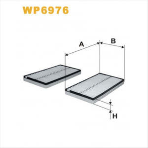 WIX CABIN AIR FILTER - BMW 5&6 SERIES WP6976