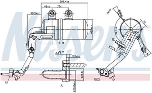 A C Receiver Drier Accumulator: FDR FORD KUGA 2.0L TDCi 08>12 KUGA 2.5L TURBO 2/12-2/13 RD5570