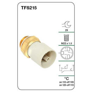 Cooling Electrical: TRIDON FAN SWITCH TFS215