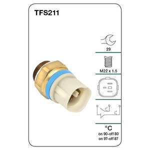 Cooling Electrical: TRIDON FAN SWITCH TFS211
