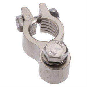 Harness Connectors: Battery Terminal Forged Satin Stud Positive 1Pk BT842HP1