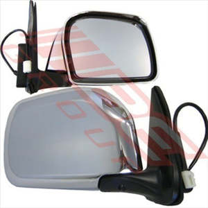 MIRROR - CNR MOUNTED - ELECT - R/H - CHR - TOYOTA HILUX 4WD 1999-01 8127016-56G