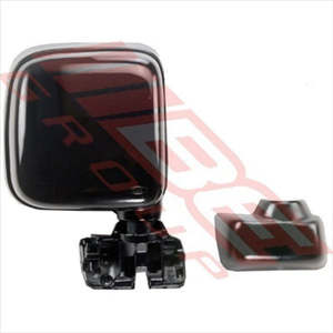 Body Parts Doors Mirrors: MIRROR - DOOR MOUNTED - L/H - BLACK - TOYOTA HILUX 2WD/4WD 1999-01 8127016-3G