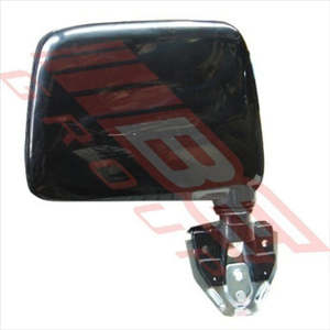 DOOR MIRROR - L/H - BLACK - DOOR MOUNT - NISSAN NAVARA D21 1986-92 1642016-3