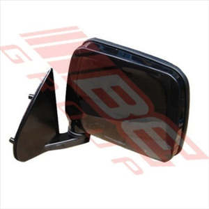 DOOR MIRROR - R/H - BLACK - CORNER MOUNT - NISSAN NAVARA D21/D22 1986 1642016-2