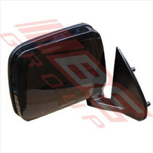 DOOR MIRROR - L/H - BLACK - CORNER MOUNT - NISSAN NAVARA D21/D22 1986 1642016-1