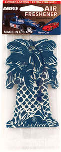 Car Care Air Fresheners: ABRO Air Freshener Card New Car AF457NC