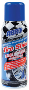 Car Care Exterior Trim Tyre Care: ABRO Siliconized Tire Shine - 297g TS100