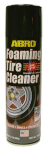 Car Care Exterior Trim Tyre Care: ABRO Foaming Tire Cleaner -595g TC800