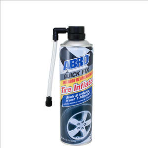 ABRO Quick Fix Tire Inflator with Hose 15oz 425g ABQF-35