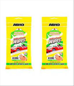 Car Care Glass Cleaning Conditioning: ABRO ABRO WIPES (GLASS) CW400G