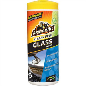 Car Care Interior Trim Care: ARMOUR ALL GLASS WIPES 10865