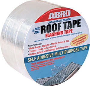 Car Care Interior Trim Care: ABRO PEEL & SEAL ROOF TAPE - FLASHING TAPE - 4 x 33ft x 60mil RT66033