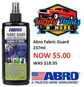 Car Care Interior Trim Care: ABRO UPOLSTERY FABRIC PAINT- BROWN FP226SB