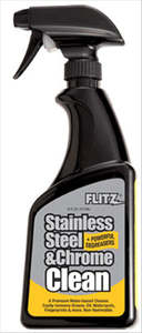 Car Care Wash Wax Polish: Flitz Stainless Steel & Chrome Cleaner SP01506