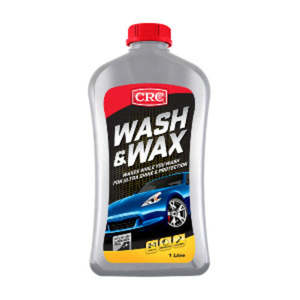 Car Care Wash Wax Polish: Wash & Wax Bottle 1 litre CRC9011
