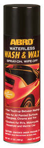 Car Care Wash Wax Polish: ABRO Waterless Wash & Wax - 482g WW606