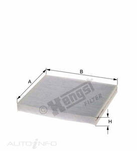 Cabin Air Filters: CABIN FILTER HENGST MAZDA TWO SIX 02> 215*195*25 PANEL - E1926LI