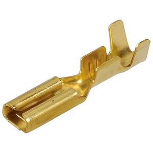 Narva Crimp Terminal Female Blade Brass Terminal Entry 2.8 x 0.8mm Non Insulated 100Pk 56222