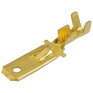 Narva Crimp Terminal Male Blade Brass Terminal Entry 6.3 x 0.8mm Non Insulated 100Pk 56220
