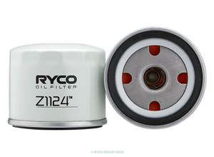 Filters Oil 1: RYCO SPIN ON OIL FILTER - Z1124