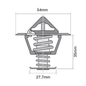 Tridon High Flow Thermostat 54mm - 82 Degrees C TT2028-180