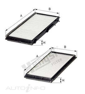 HENGST CABIN FILTER MAZDA 3 AXELA 09> 251*104*17 RCA232P - E3928LI-2