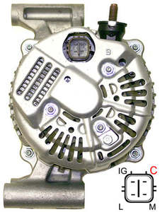 AS ALTERNATOR 12V 120A JAGUAR S TYPE 2.5 3.0 V6 02-08 - 14-151