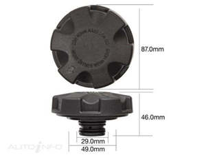 OE+ RADIATOR CAP PLASTIC SCREW ON BMW 06> 20PSI - CL-72008