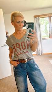 Shirts & Tops: NOPE NOT TODAY tee