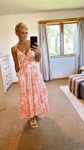 All Dresses Jumpsuits: Floral print x over sundress