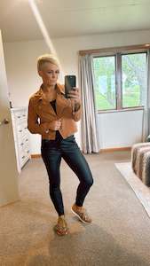 Jeans: Refuge coated jogger pants- black