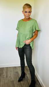 Jeans: Refuge oilrigger jeans- olive