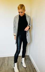 Massive Reductions: Panel detail elastic waist pants